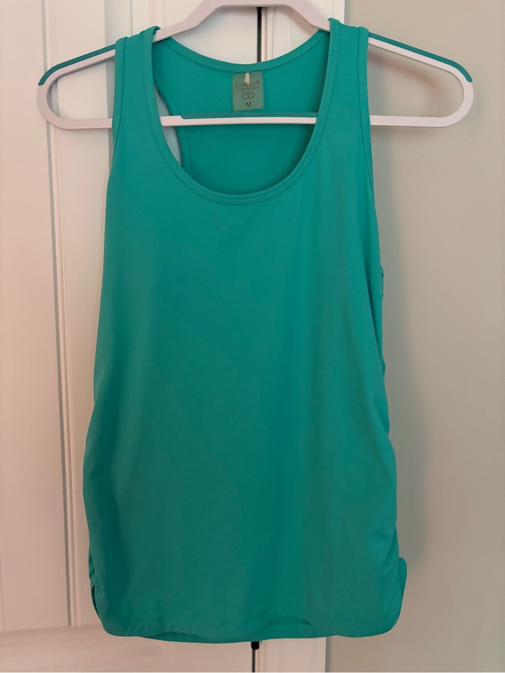 CALIA by Carrie Underwood Teal Scoop Neck Athletic Tank SzM EUC